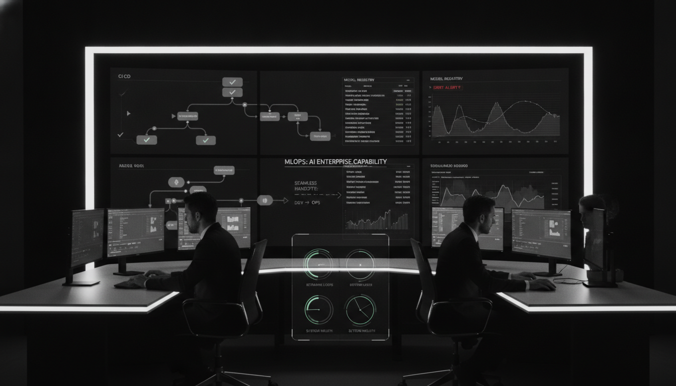 How MLOps changes AI from project work into enterprise capability