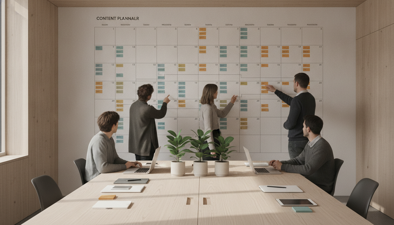 What does a practical content workflow look like?