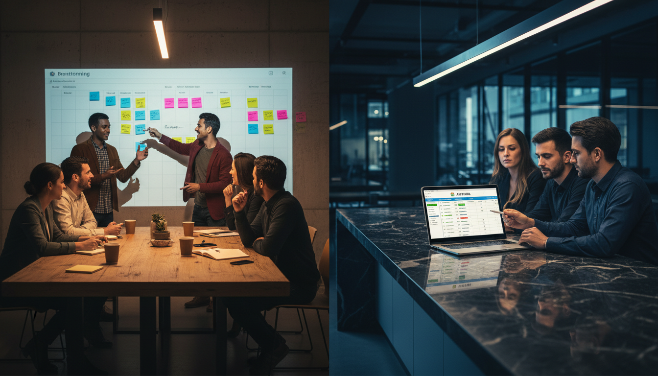 How do collaboration and approvals compare?