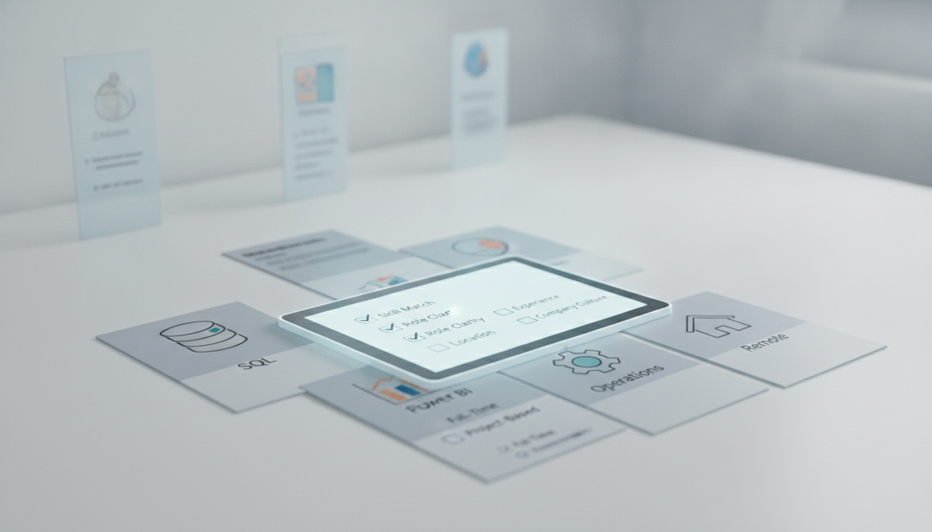 How to narrow local data analyst jobs without wasting applications