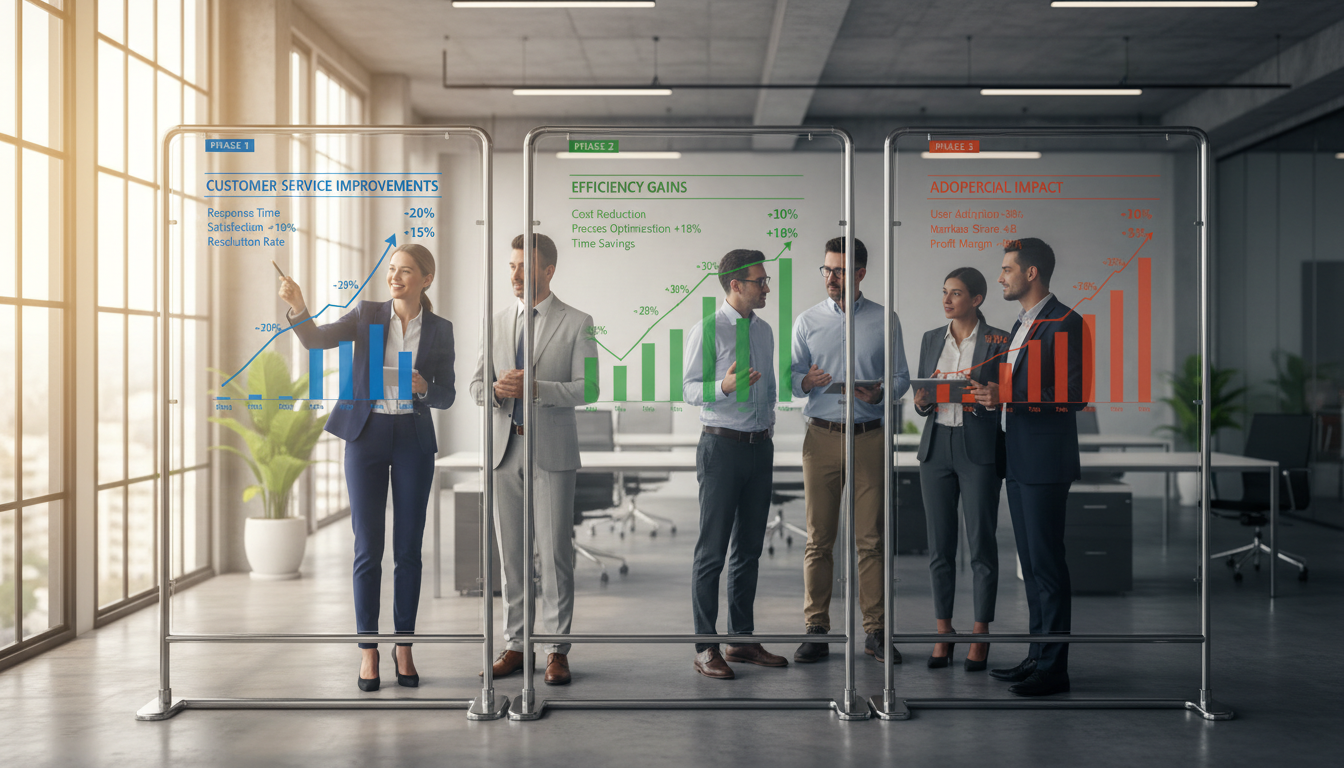 How can businesses measure success in AI implementation?