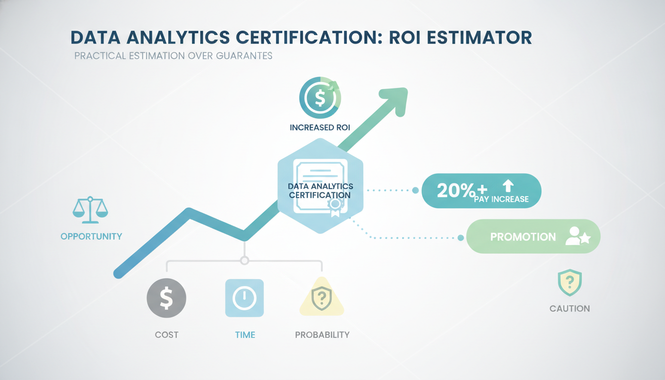 How to estimate your personal data analytics certification ROI