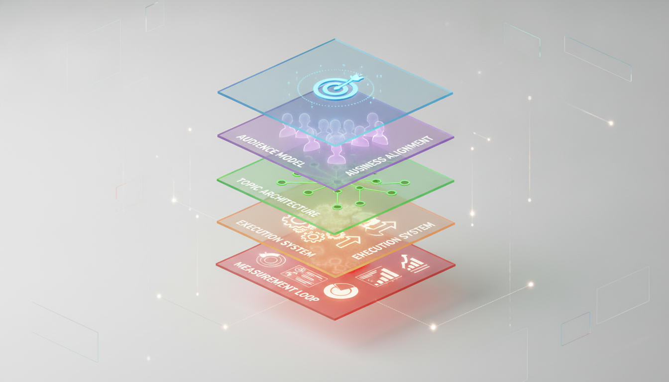 The five-layer framework growing teams can actually run